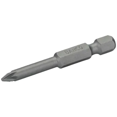 Bahco 1/4 Standard Schraubendreher Bits für PZ1-Pozidriv-Schrauben 50 mm - 5 Stk/Kunststoffbox