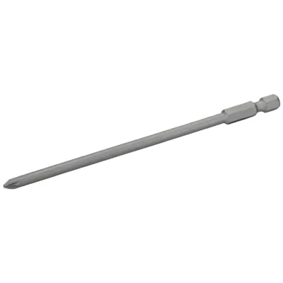 Bahco 1/4 Standard Schraubendreher Bits für PZ2-Pozidriv-Schrauben 125 mm - 2 Stk. pro Blisterpackung