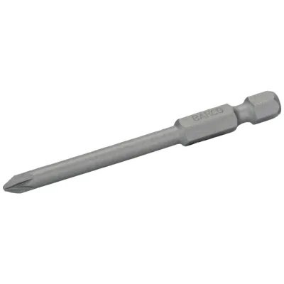 Bahco 1/4 Standard Schraubendreher Bits für PZ2-Pozidriv-Schrauben 70 mm - 5 Stk/Kunststoffbox