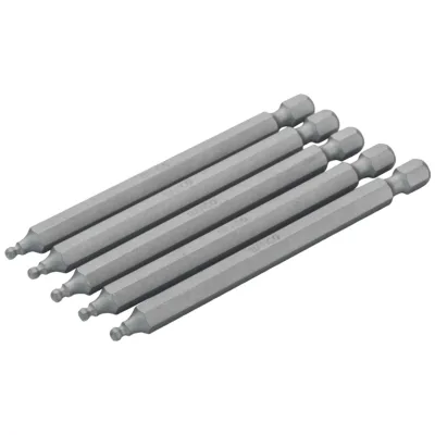 Bahco 1/4 Standard Schraubendreher Bits für Sechskantschrauben mit Kugelkopf 89 mm - 3 Stk. pro Blisterpackung