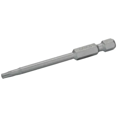 Bahco 1/4 Standard Schraubendreher Bits für TX-TR25-Schrauben mit Sicherungsstift 70 mm - 2 Stk. pro Blisterpackung