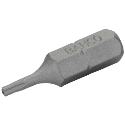 Bahco 1/4 Standard Schraubendreher Bits für TX-TR7-Schrauben mit Sicherungsstift 25 mm - 3 Stk. pro Blisterpackung