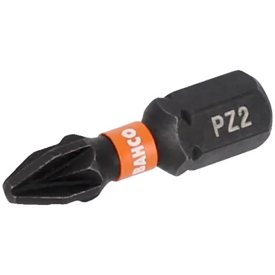 Bahco 1/4 Torsion Bits für Pozidriv Schrauben 25 mm - PZ3 - 10 Stk./Blisterpackung