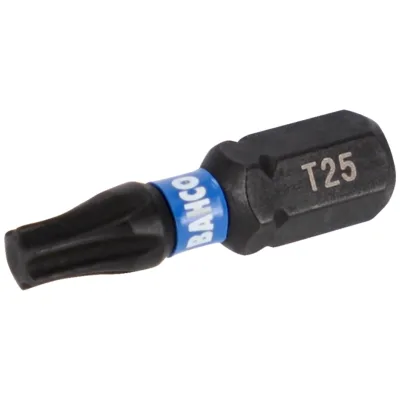 Bahco 1/4 Torsion Bits für TX T15 Schrauben 25 mm - 10 Stk. pro Blisterpackung
