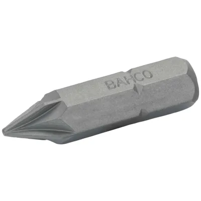 Bahco 5/16 Schlagschraubendreher Bits für PZ3-Pozidriv-Schrauben 32 mm - 2 Stk. pro Blisterpackung