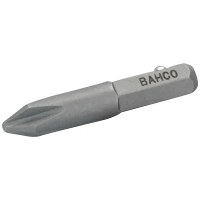 Bahco 5/32 Standard Schraubendreher Bits für PH1-Phillips-Schrauben 25 mm - 2 Stk. pro Blisterpackung