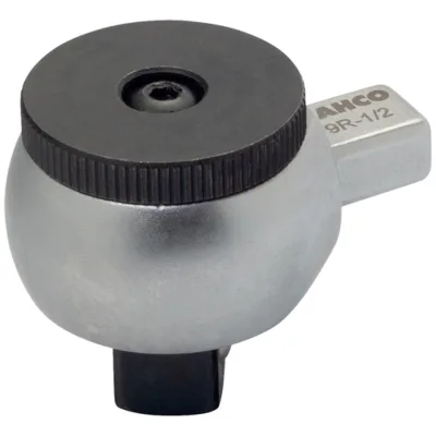 Bahco Runder Ratschenkopf mit Rechteckstecker, 9x12 mm, Gesamtlänge 53 mm