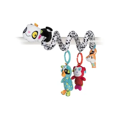 Bali Bazoo Activity Spirale Panda 88714 Beißring 3 Anhänger Plüschtiere Rassel bunt