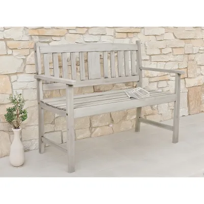 Bank STIRLING, 2-Sitzer, grau