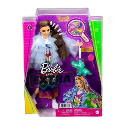 Barbie Extra  im Regenbogenkleid