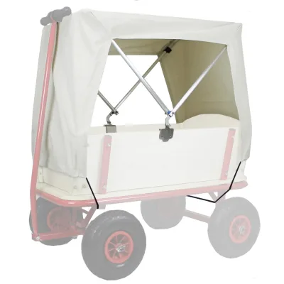 Beachtrekker Style, Holz, Faltverdeck für den Bollerwagen