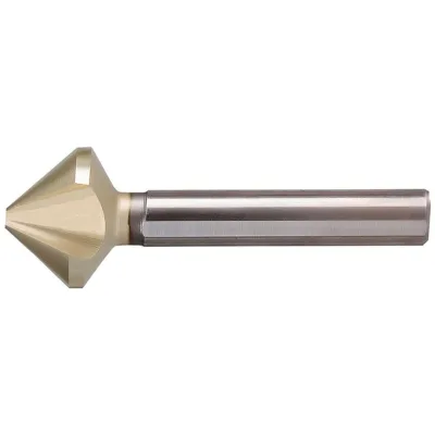 Beck Kegelsenker ungleiche Teilung HSS ZrN 90Grad 10,40mm 3-Flächenschaft
