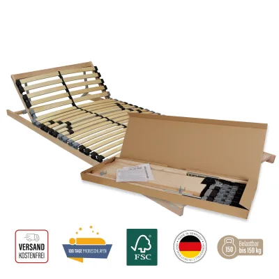 Easy 4 all BeCo Lattenrost mit verstellbarem Kopfteil 140 x 200 cm