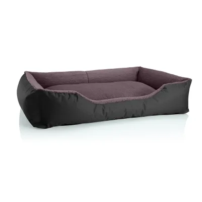 BedDog Hundebett TEDDY Hundesofa waschbares Hundebett mit Rand Hundekissen
