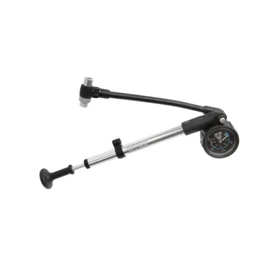 Beto Dämpferpumpe Fahrrad Federgabel Pumpe AV 28 Bar Gabelpumpe mit Manometer 400 PSI Dämpfer Luftpumpe