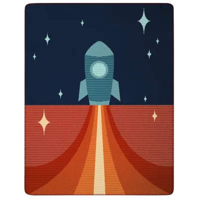 Biederlack Babydecke Little Rocket