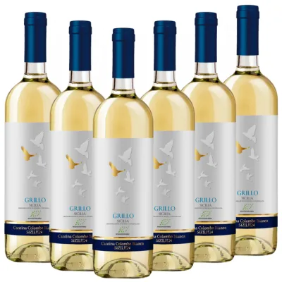 Bio-Grillo Sicilia DOC Colomba Bianca Italien  trocken - 6er Karton