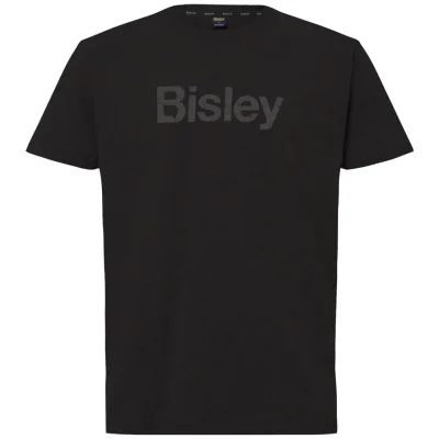 Bisley Workwear Bisley Cotton-T-Shirt mit Logo 298060 Gr. 3XL schwarz