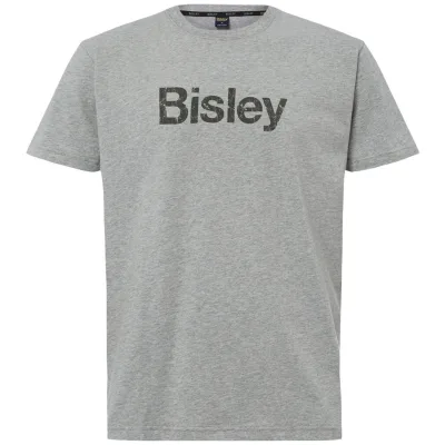Bisley Workwear Bisley Cotton-T-Shirt mit Logo 298060 Gr. XL grau