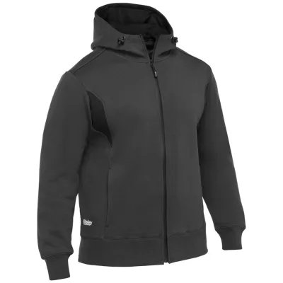 Bisley Workwear Bisley Fleece-Zip-Hoodie RAWSON 264140 Gr. 2XL grau