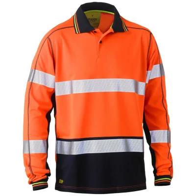 Bisley Workwear Bisley Langarm-Poloshirt BRAIDON 276510 Gr. L orange