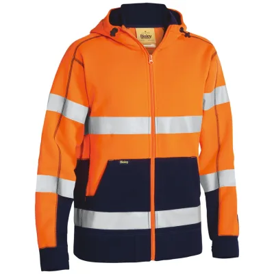 Bisley Workwear Bisley Warnschutz-Fleece-Kapuzenjacke COLVER 276500 Gr. M orange