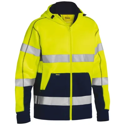 Bisley Workwear Bisley Warnschutz-Fleece-Kapuzenjacke COLVER 276500 Gr. S gelb