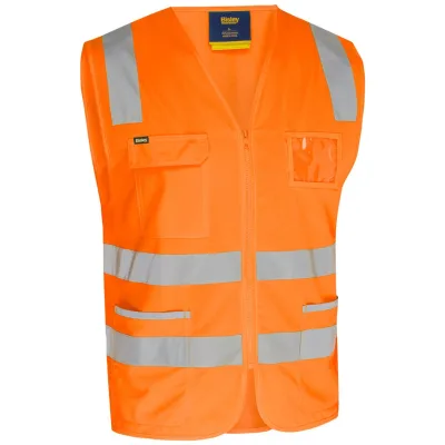 Bisley Workwear Bisley Warnschutz-Zip-Weste DALFORD 276460 Gr. L orange