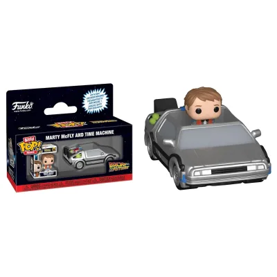 Bitty POP Rides - Marty McFly and Time Machine