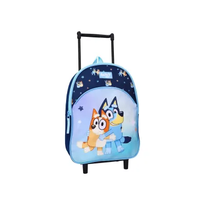 Bluey Smoochy Kiss Trolley Rucksack Kinder Schule Reisetasche mit
