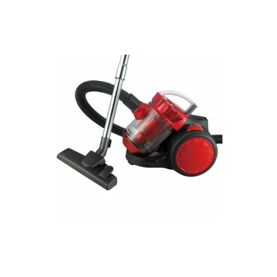 Bodenstaubsauger ohne Beutel - 2,0Liter, Leistungsstarker Motor - 700Watt, Schwarz/Rot