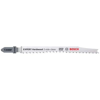 Bosch EXPERT ‘Hardwood 2-side clean’ T 308 BF Stichsägeblatt, 5 Stück