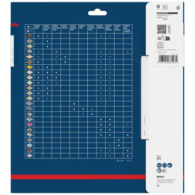 Bosch Kreissägeblatt Expert for High Pressure Laminate, 250 x 30 x 2,8 mm, 80 Zähne, Spanwinkel -3°