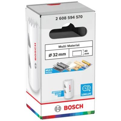 Bosch Lochsäge mit Gewinde Multi Material, 32 x 40 mm