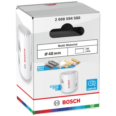 Bosch Lochsäge mit Gewinde Multi Material, 48 x 40 mm