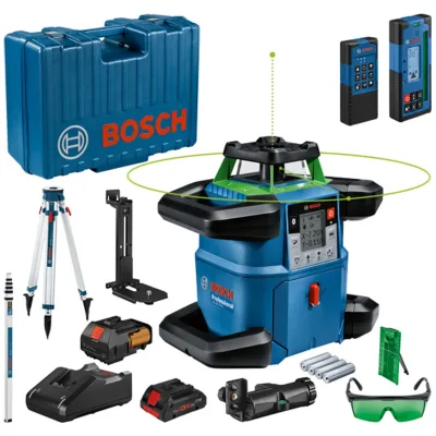 Bosch Rotationslaser GRL 650 CHVG mit Messstab GR 500 Professional
