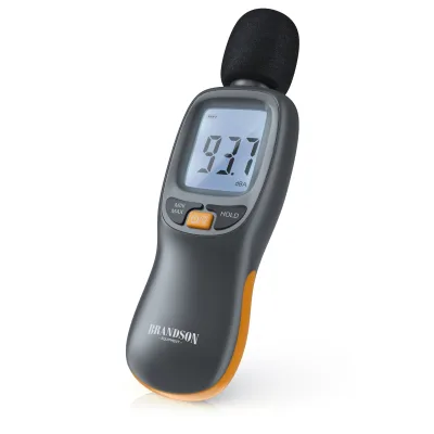 Brandson digitales Schallpegelmessgerät 35 dB(A) bis 130 dB(A) Windschutz - LCD-Display