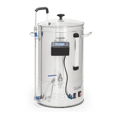 Brauheld Smart 35 Maischekessel 2500W 35L 100°C Umwälzpumpe Edelstahl Edelstahl 35 Liter