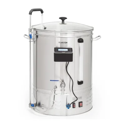 Brauheld Smart 65 Maischekessel 2500W 65L 100°C Umwälzpumpe Edelstahl Edelstahl 65 Liter