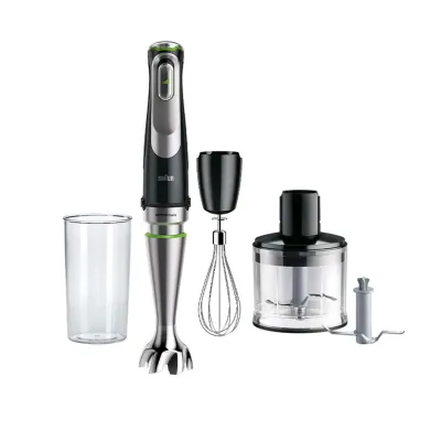 BRAUN MQ 9135XI MultiQuick 9 Stabmixer Set Edelstahl/Schwarz