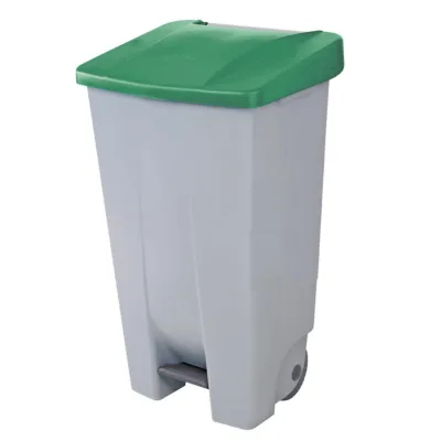 BRB Tret-Abfalleimer 120 Liter, grün