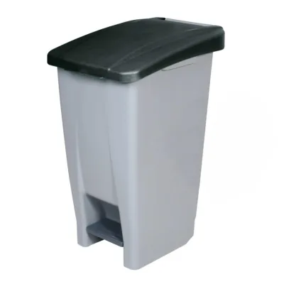 BRB Tret-Abfalleimer 60 Liter, schwarz