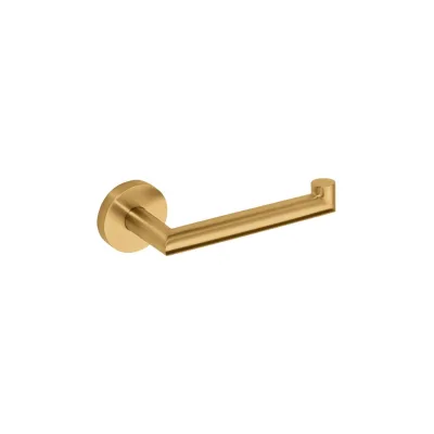 Brillantbad BABLO Papierrollenhalter ohne Deckel Messing Gold matt 70x175x55 mm für Bad & WC >> zum Bohren oder Kleben*