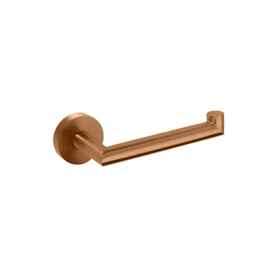 Brillantbad BAMBER Papierrollenhalter ohne Deckel Messing Gold Kupfer matt 70x175x55 mm für Bad & WC >> zum Bohren