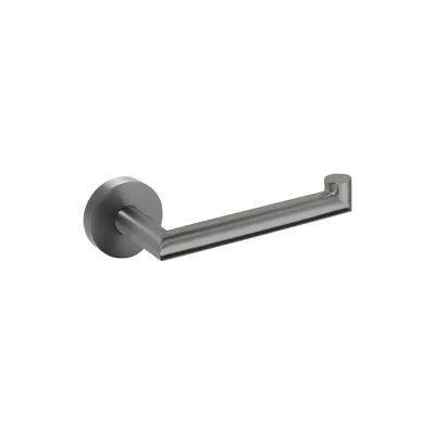 Brillantbad BAPHIT Papierrollenhalter ohne Deckel Messing Metallic Grau matt 70x175x55 mm für Bad & WC >> zum Bohren