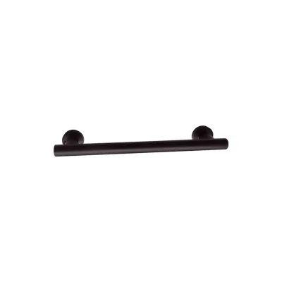 Brillantbad BARK Griff Messing Schwarz 90x470x65 mm für Bad & WC >> zum Bohren