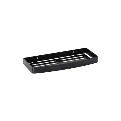 Brillantbad BARK Seifenkorb Edelstahl Schwarz 115x300x26 mm für Bad & WC >> zum Bohren