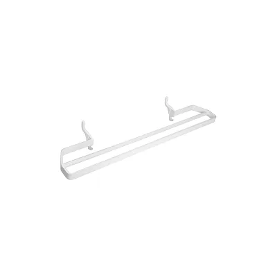 Brillantbad BAWELL Heizkörperhandtuchhalter Stahl Polyamid Komaxit Weiß 150x590x75 mm für Bad & Küche >> zum Einhängen