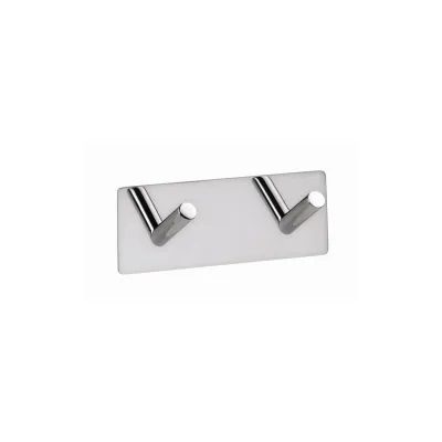 Brillantbad BEASY Kleiderhaken Edelstahl poliert 38x115x45 mm für Bad & Küche >> zum Kleben