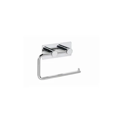 Brillantbad BEASY Toilettenpapierhalter Edelstahl poliert 42x145x100 mm für Bad & WC >> zum Kleben